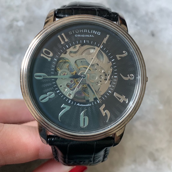 Stuhrling Original Other - Sturhling men’s leather Croc band watch Stuhrling Original Other - Sturhling men’s leather Croc band watch
